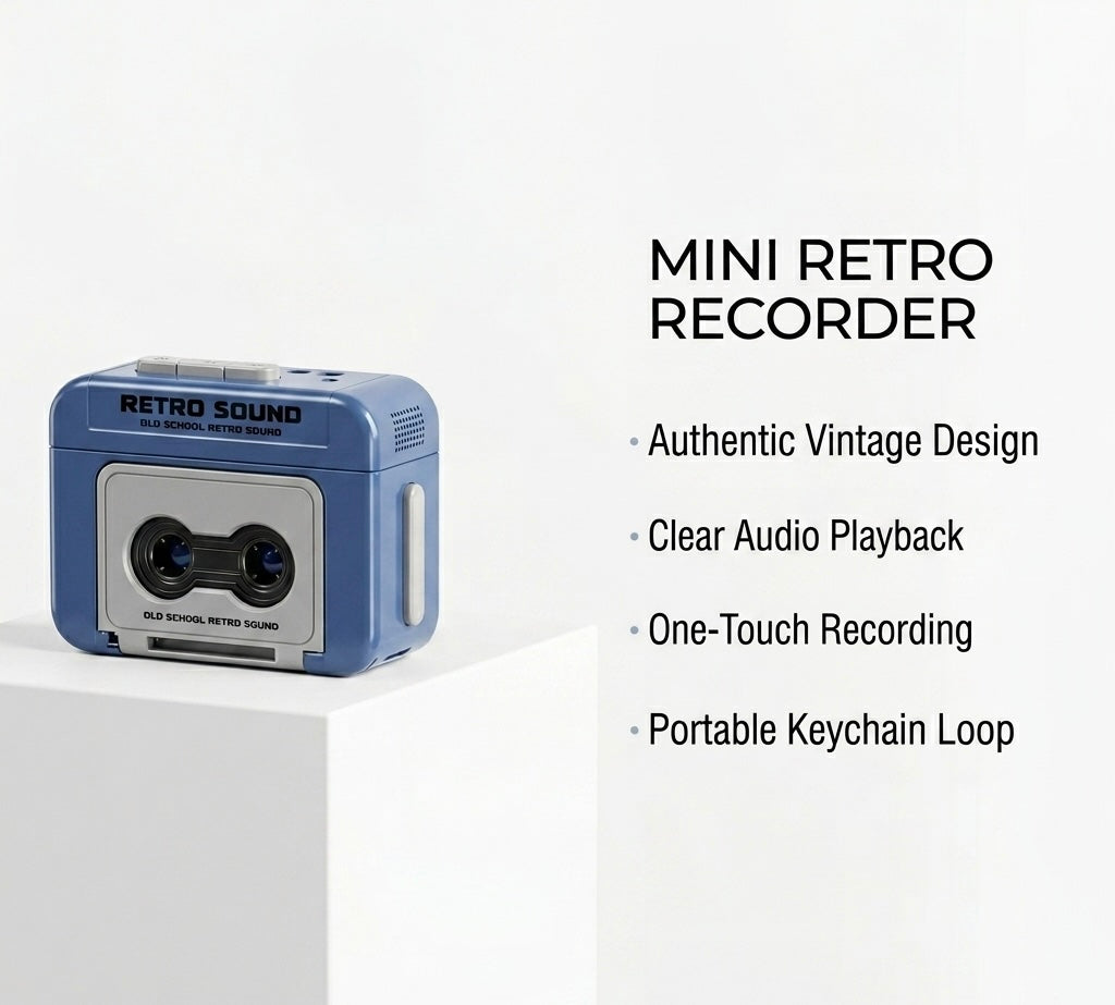 Retro Sound Mini Audio Player & Recorder