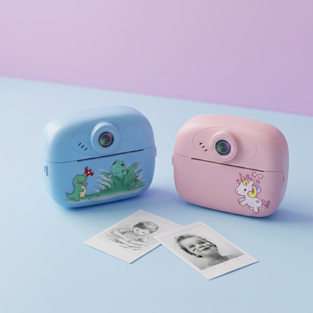 Mini Instant Print Camera & Video Recorder Zero Ink Instant Print